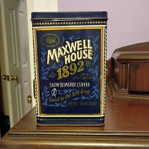 Maxwell House 1892 Coffee Tin